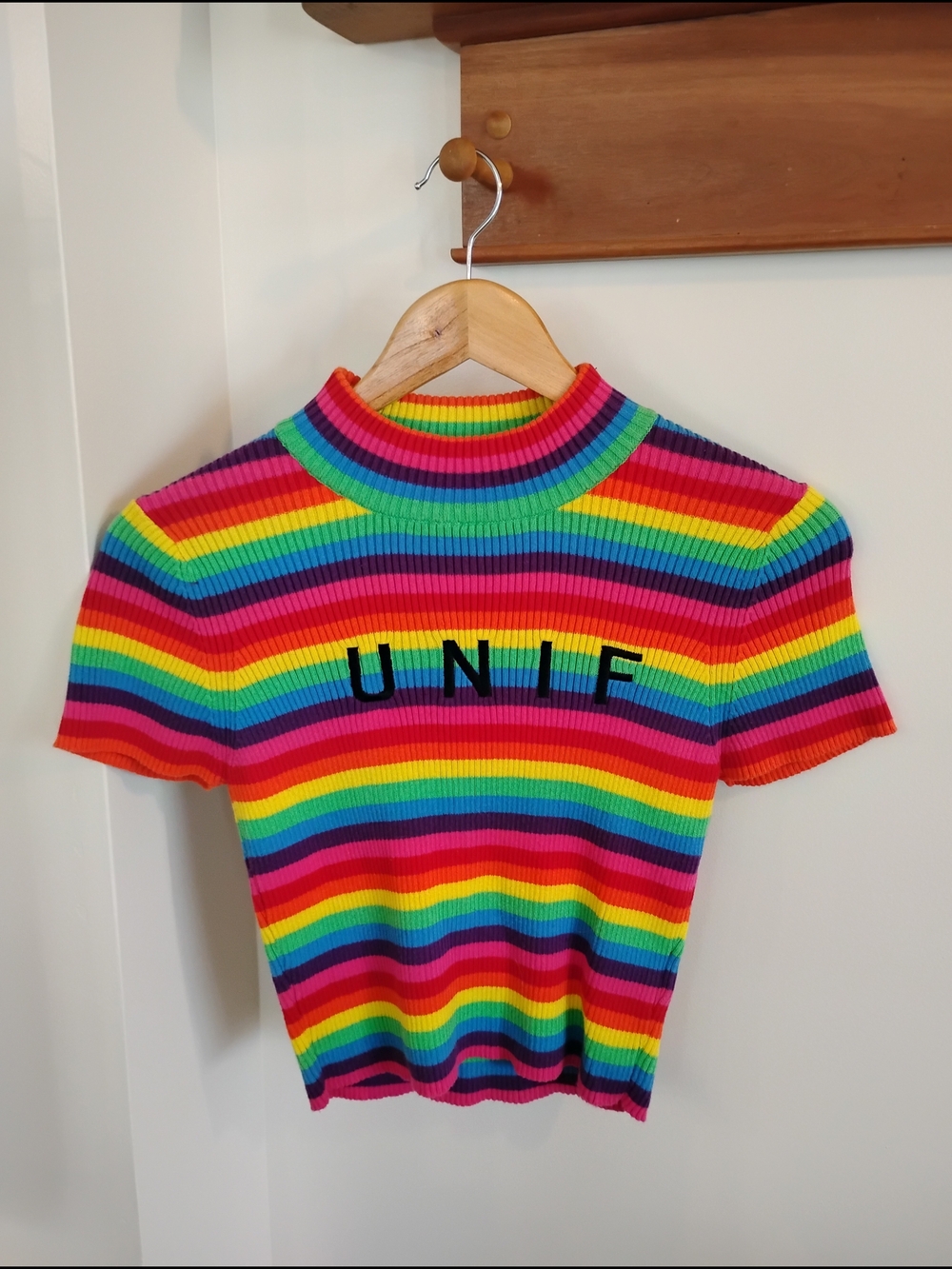 UNIF Rainbow Knit Top - Picture 2 of 7